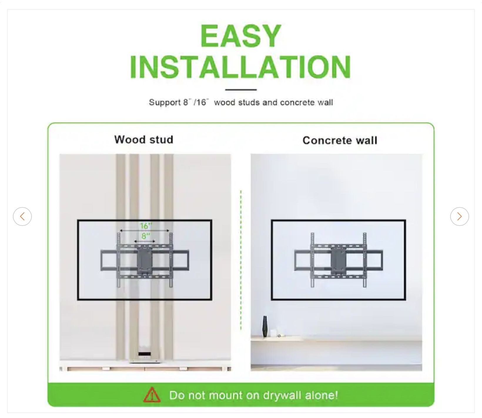 Commercial Electric Full Motion TV Wall Mount (32"-90") - photo 4