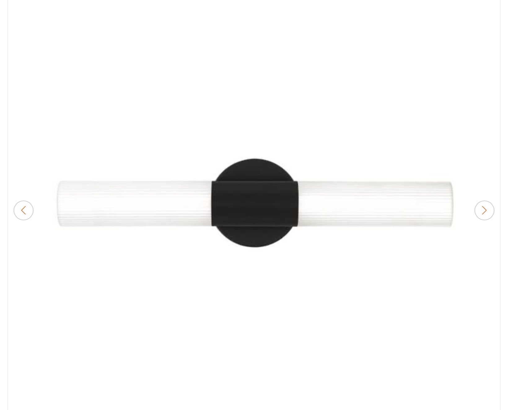 Astra 22 in. Matte Black LED Vanity Light Bar - New - photo 4