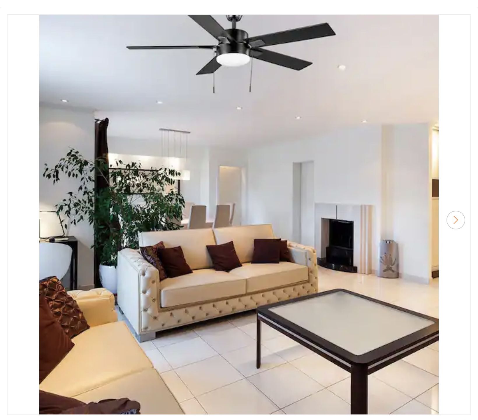 Hampton Bay 52 in. Corwin LED Ceiling Fan - New - photo 2