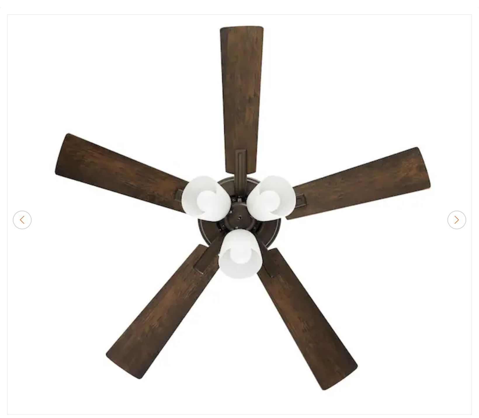 Hampton Bay Sinclair II 44" Bronze LED Ceiling Fan - photo 4