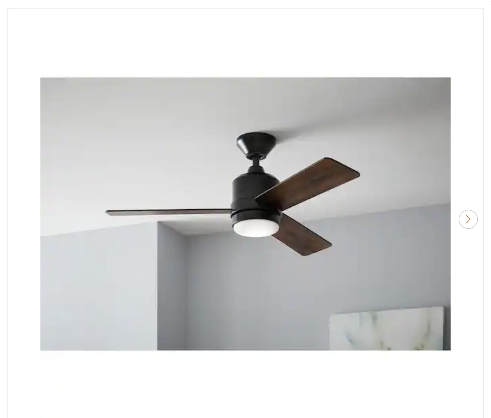 Hampton Bay Castlegate 44" LED Ceiling Fan - New