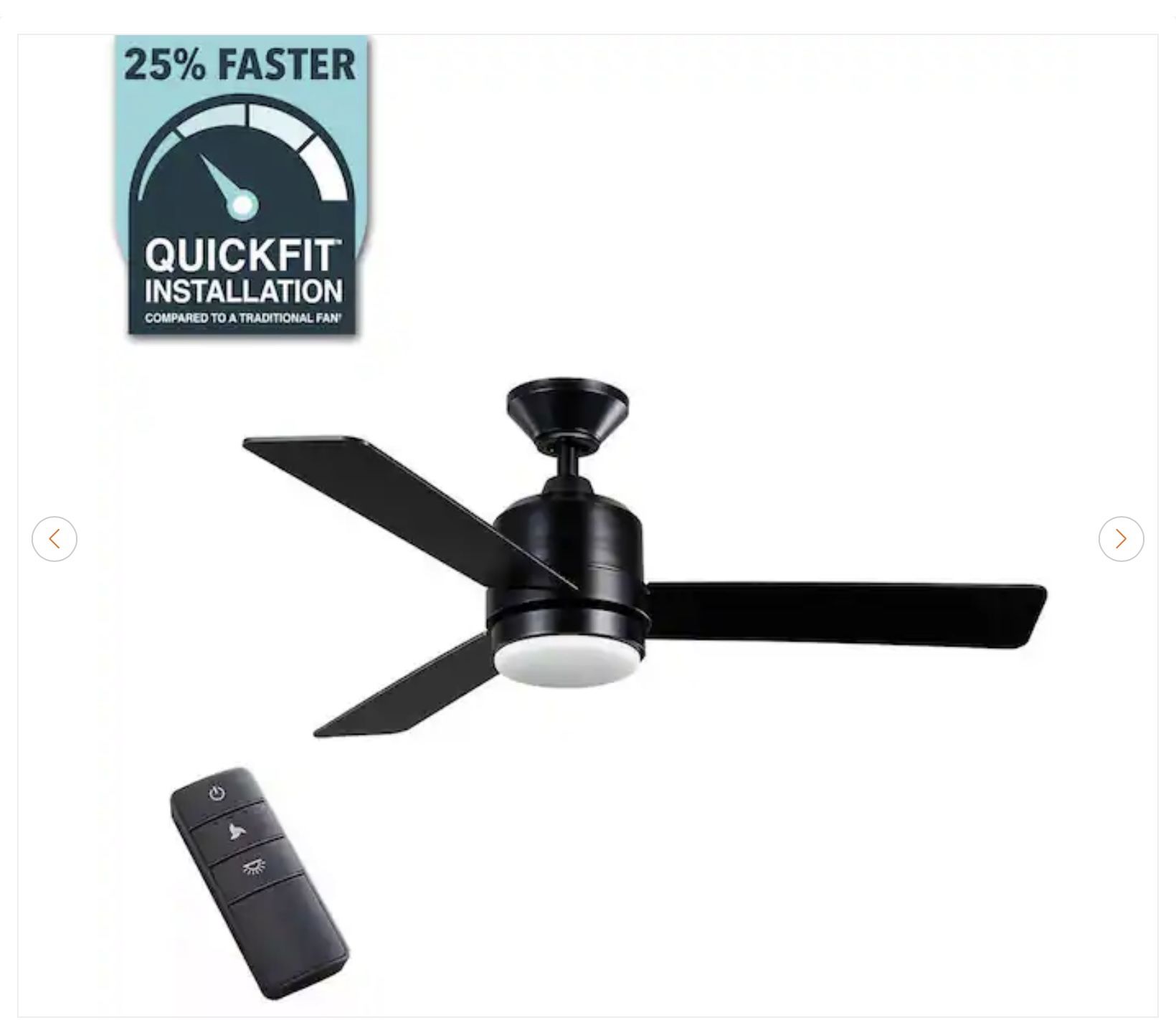 Hampton Bay Castlegate 44" LED Ceiling Fan - New - photo 2