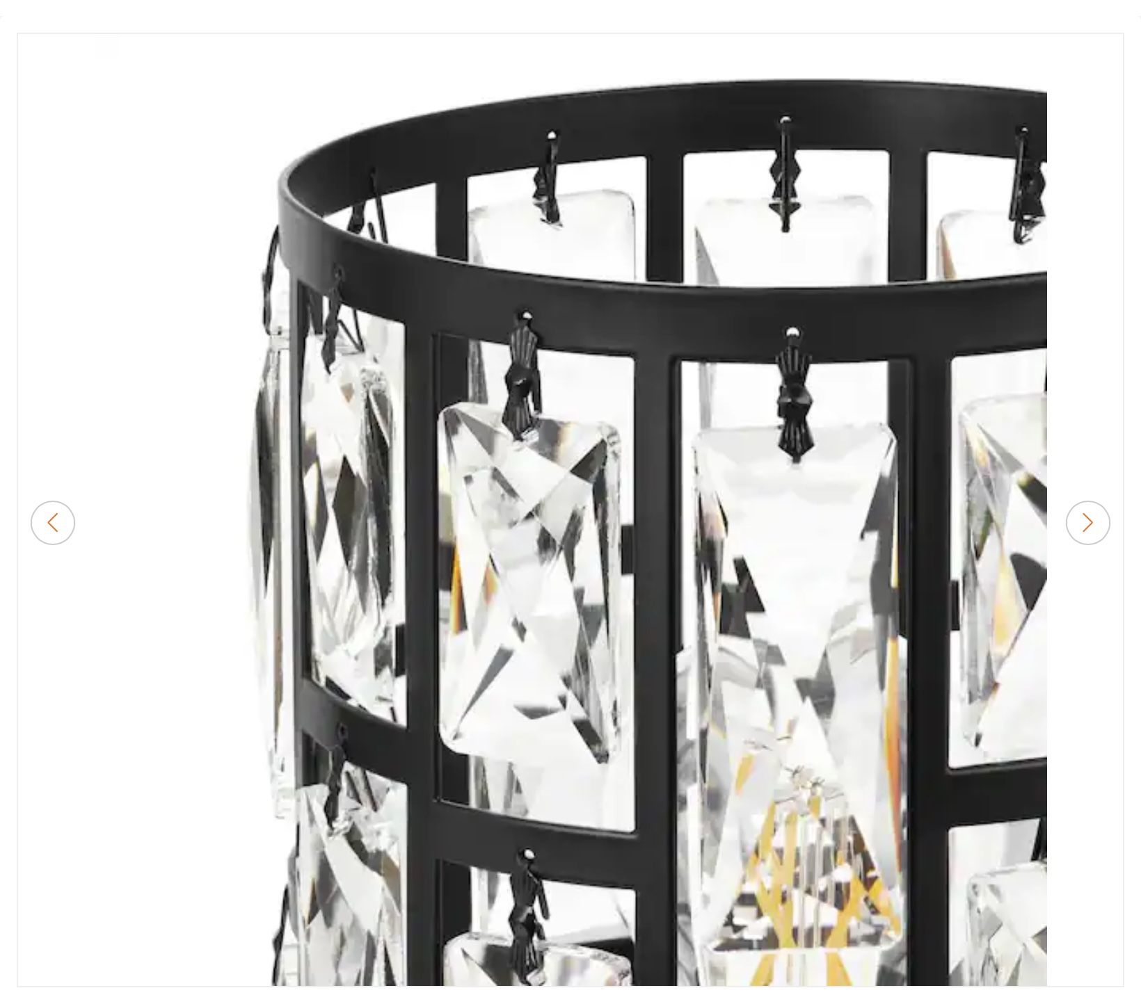 Hampton Bay Kristella Desk Uplight Lamp - New - photo 3