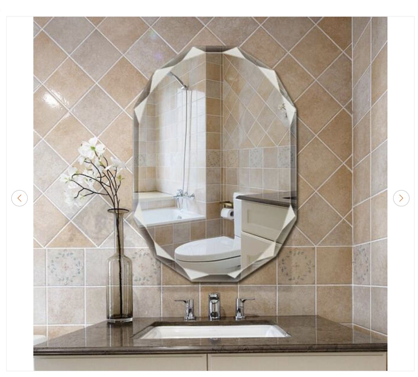 24 in. W x 36 in. L Beveled Edge Bath Vanity Mirror - New - photo 2