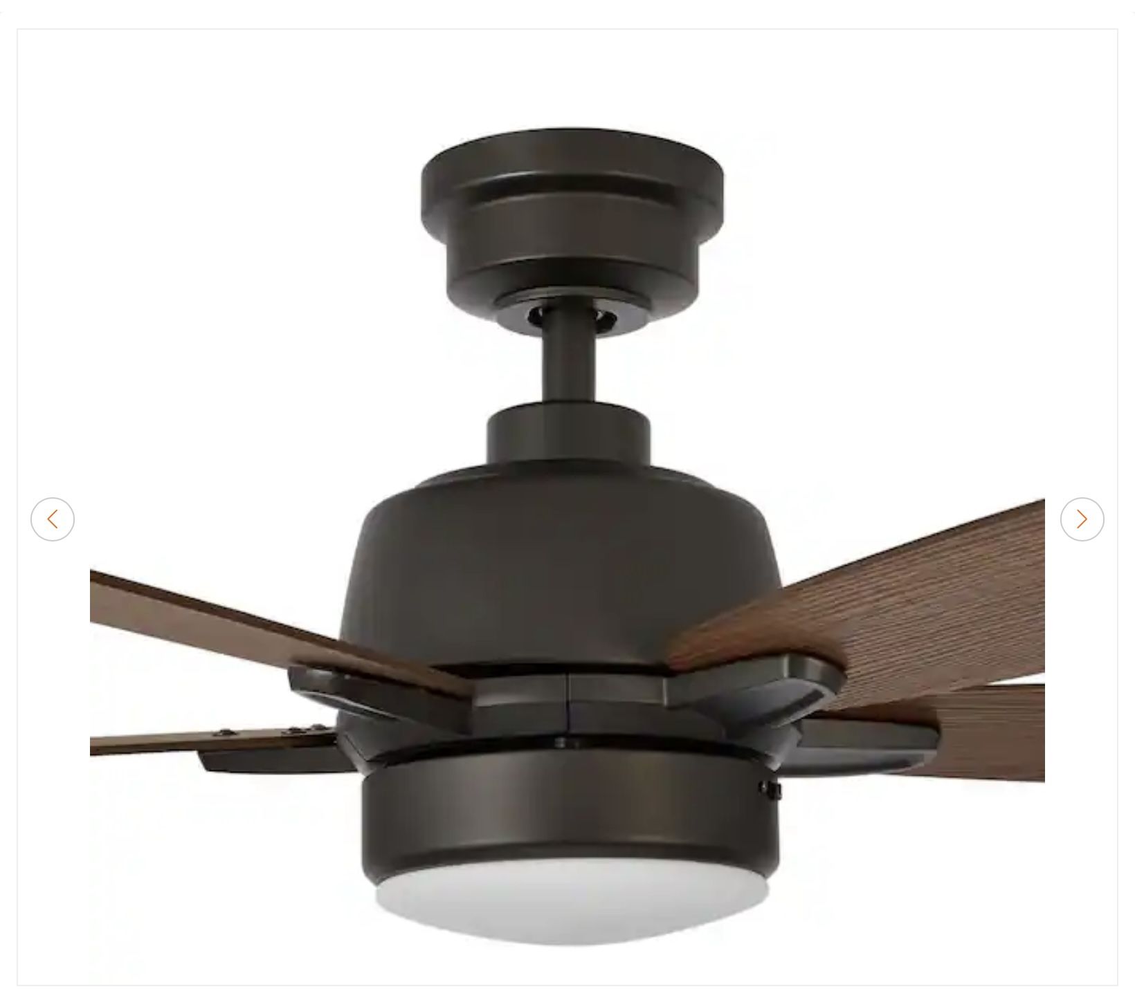Fawndale 46" LED Bronze Ceiling Fan w/ Light Kit & Remote - photo 5