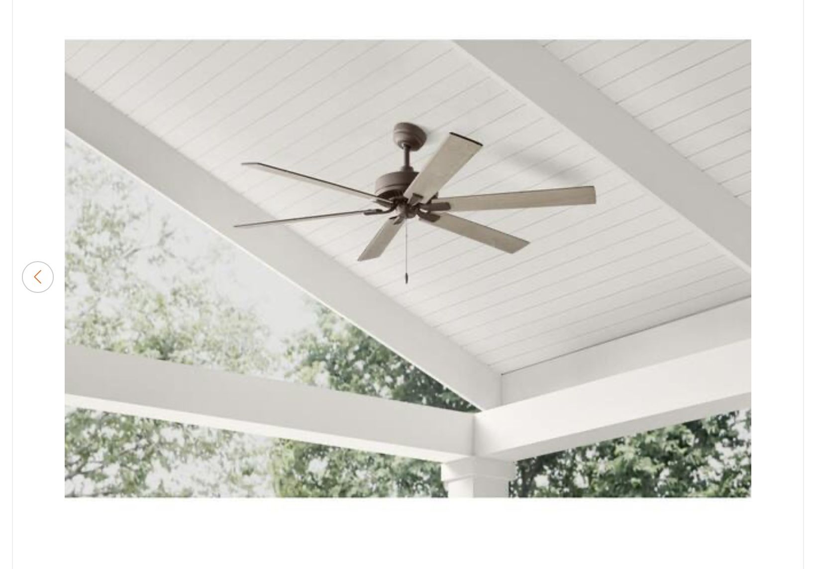 Hampton Bay Dalton 60 in. Indoor/Outdoor DC Ceiling Fan - New - photo 2