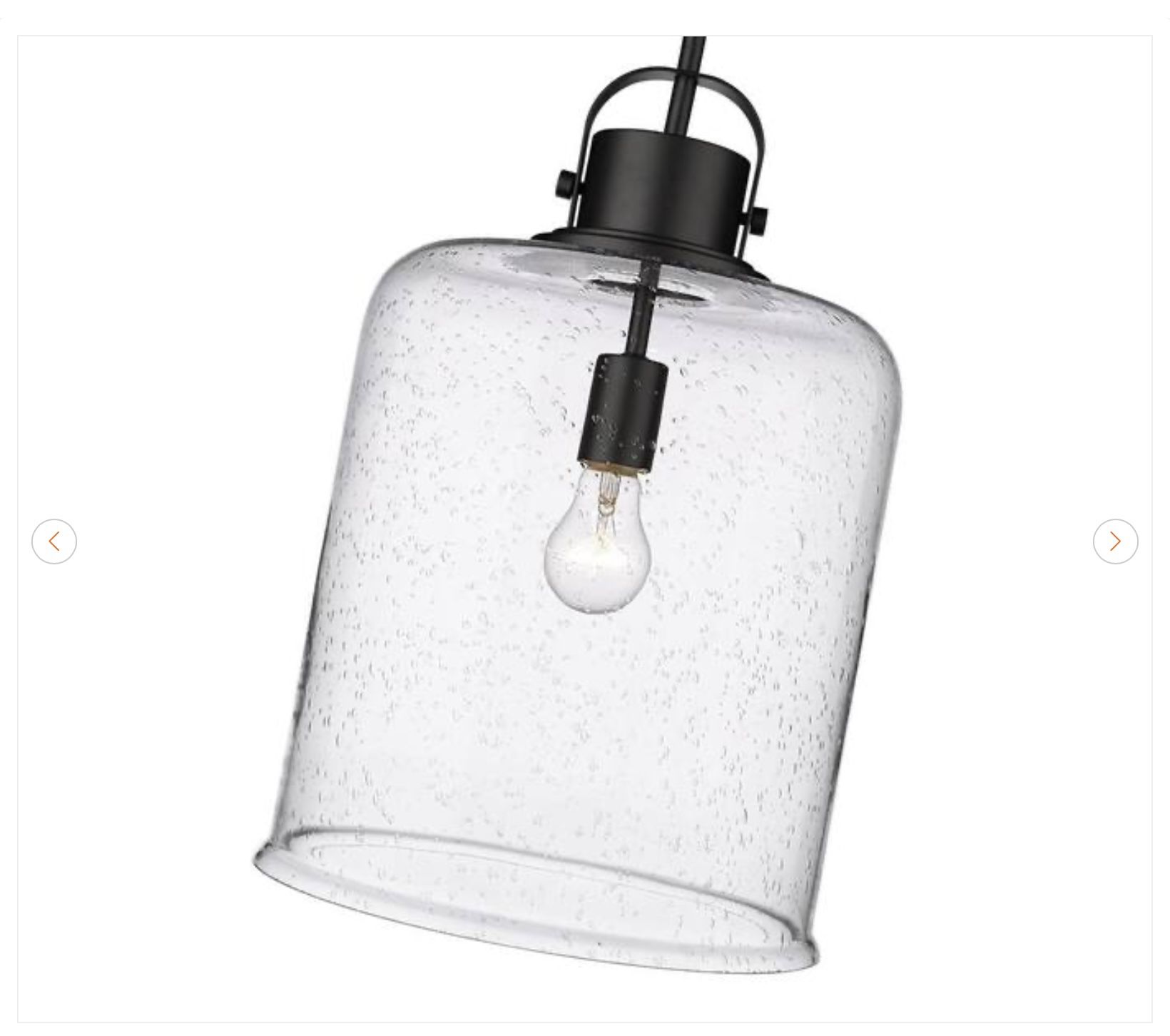 Z-Lite Kinsley 12" Matte Black Pendant Light - NEW - photo 4
