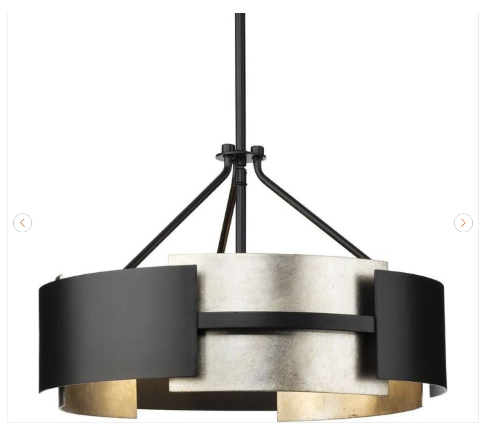 Progress Lighting Lowery 19" Matte Black Semi-Flush Mount Fixtur