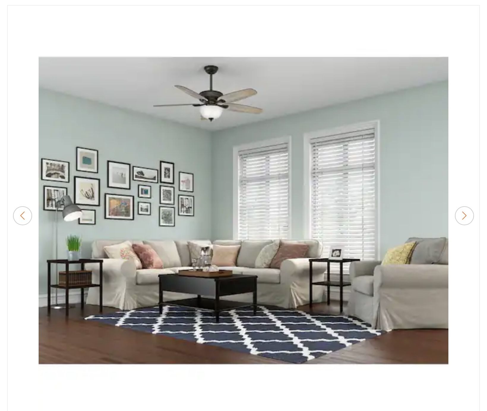 Hunter Channing 54" Indoor Ceiling Fan w/ Light & Remote - photo 2