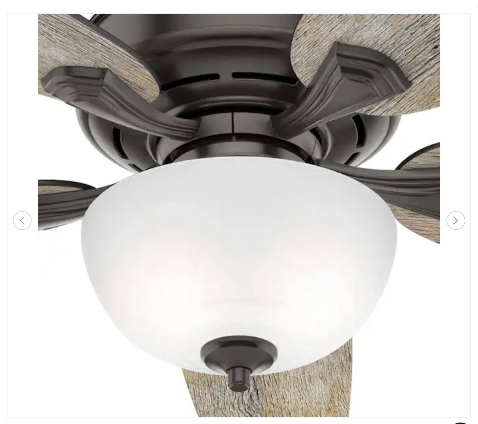 Hunter Channing 54" Indoor Ceiling Fan w/ Light & Remote - photo 3