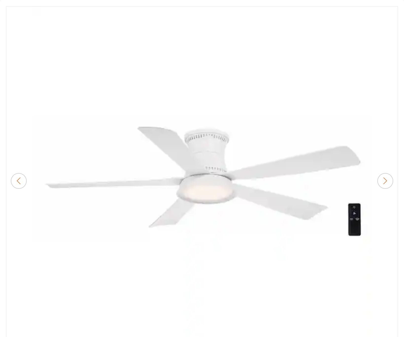 New Hampton Bay Hawkspur 52" Low Profile Ceiling Fan - photo 2