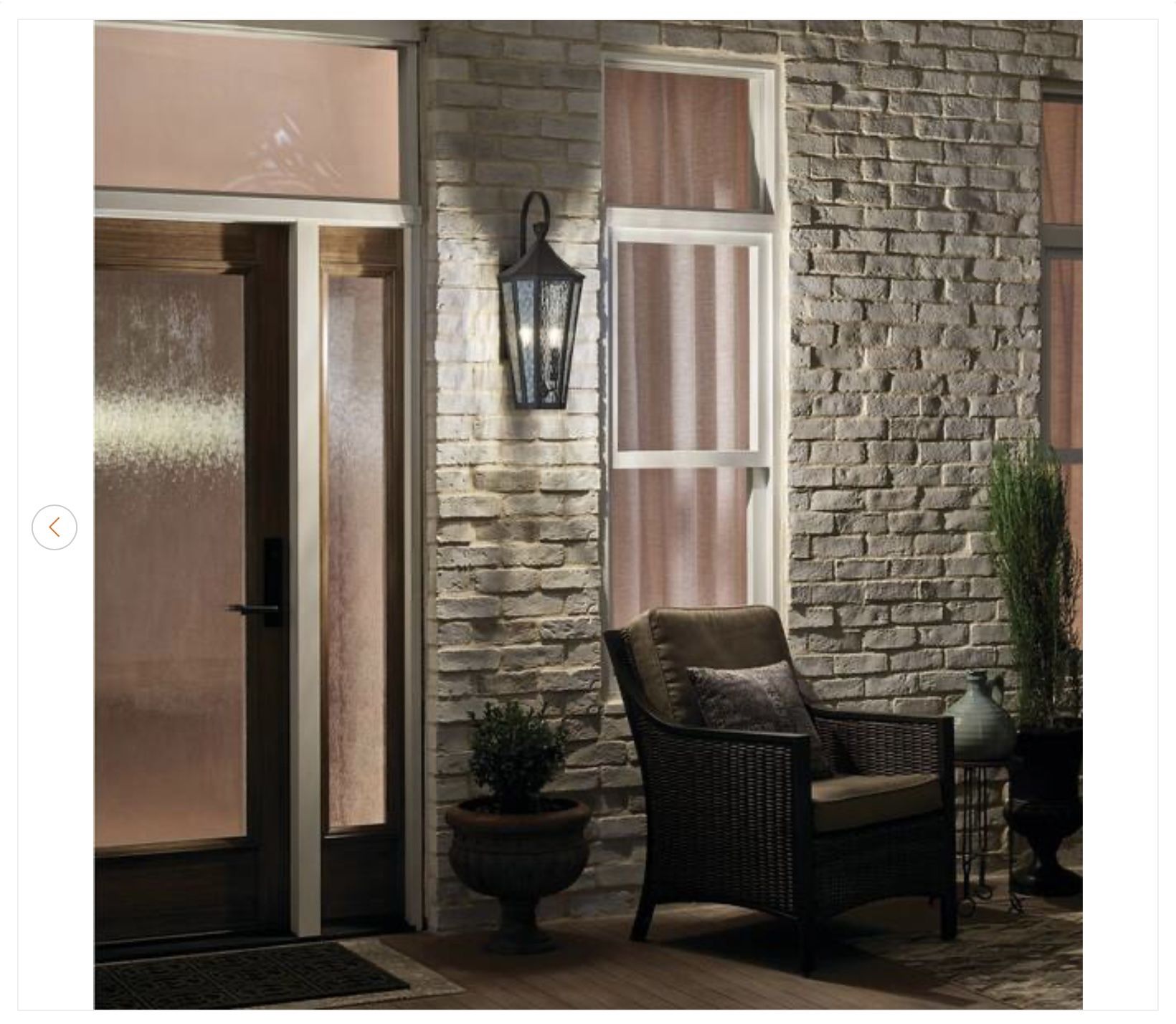 KICHLER Rochdale 24.25 in. 2-Light Olde Bronze Outdoor Wall Lant - photo 3