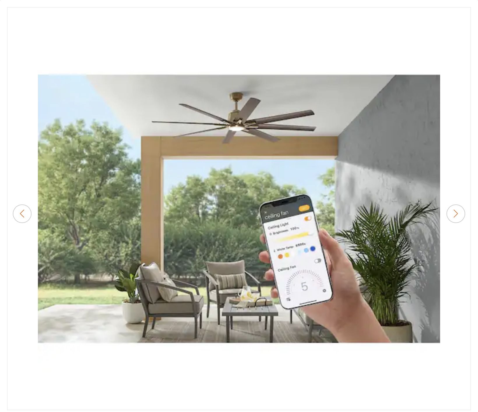 Home Decorators Collection Kensgrove I| 72 in. Smart Gold Ceilin - photo 2