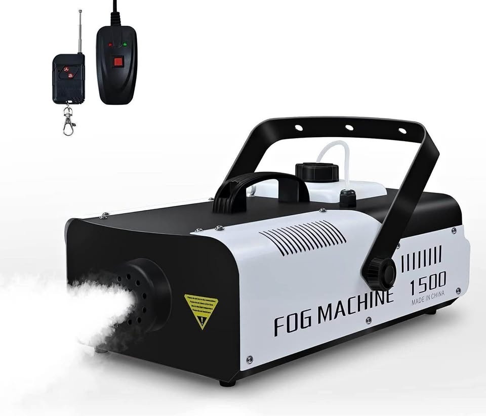 1500 Watt Fog Machine - 16,000 CFM, 2 Controllers