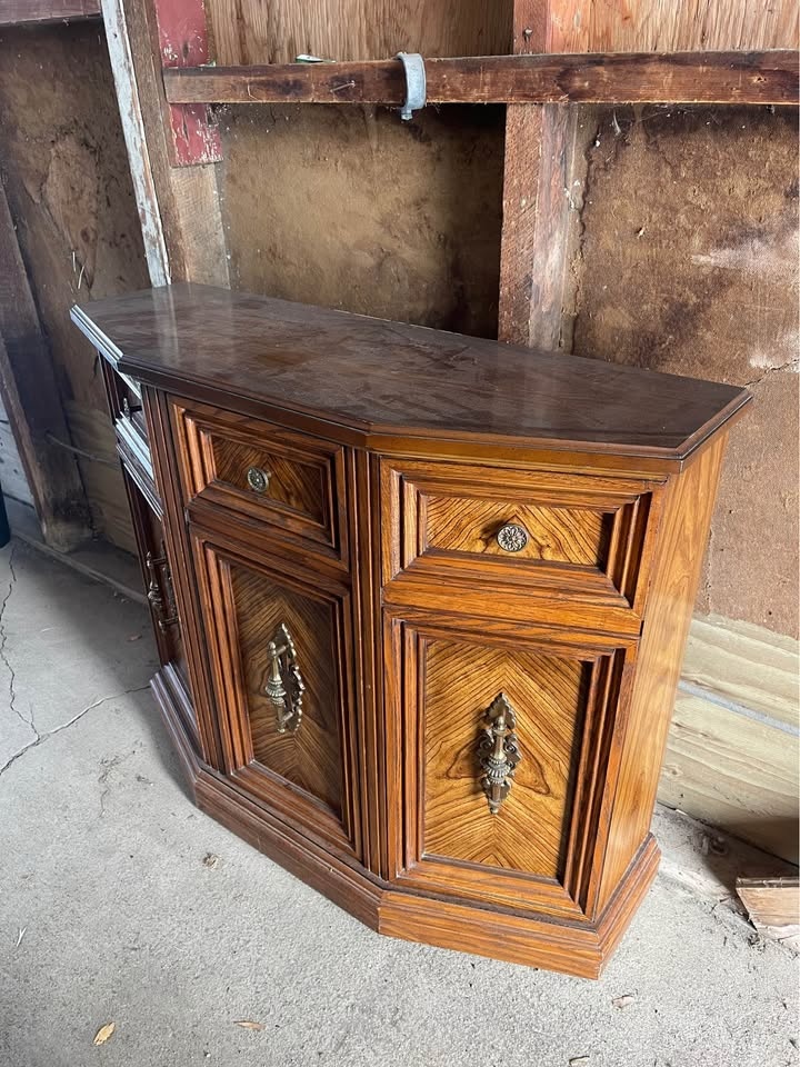 Wood Narrow Hallway Cabinet - photo 2