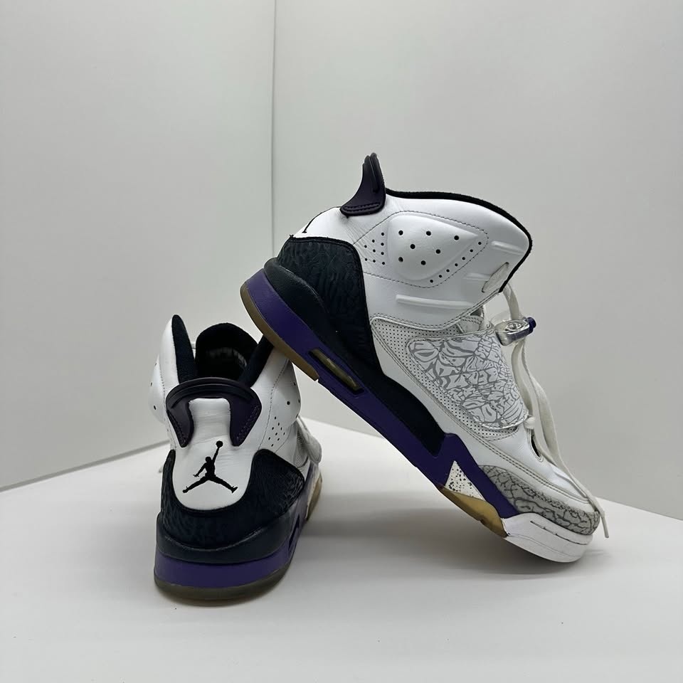 Nike Air Jordan Son Of Mars 2012 White/Club Purple-CL Grey-Black