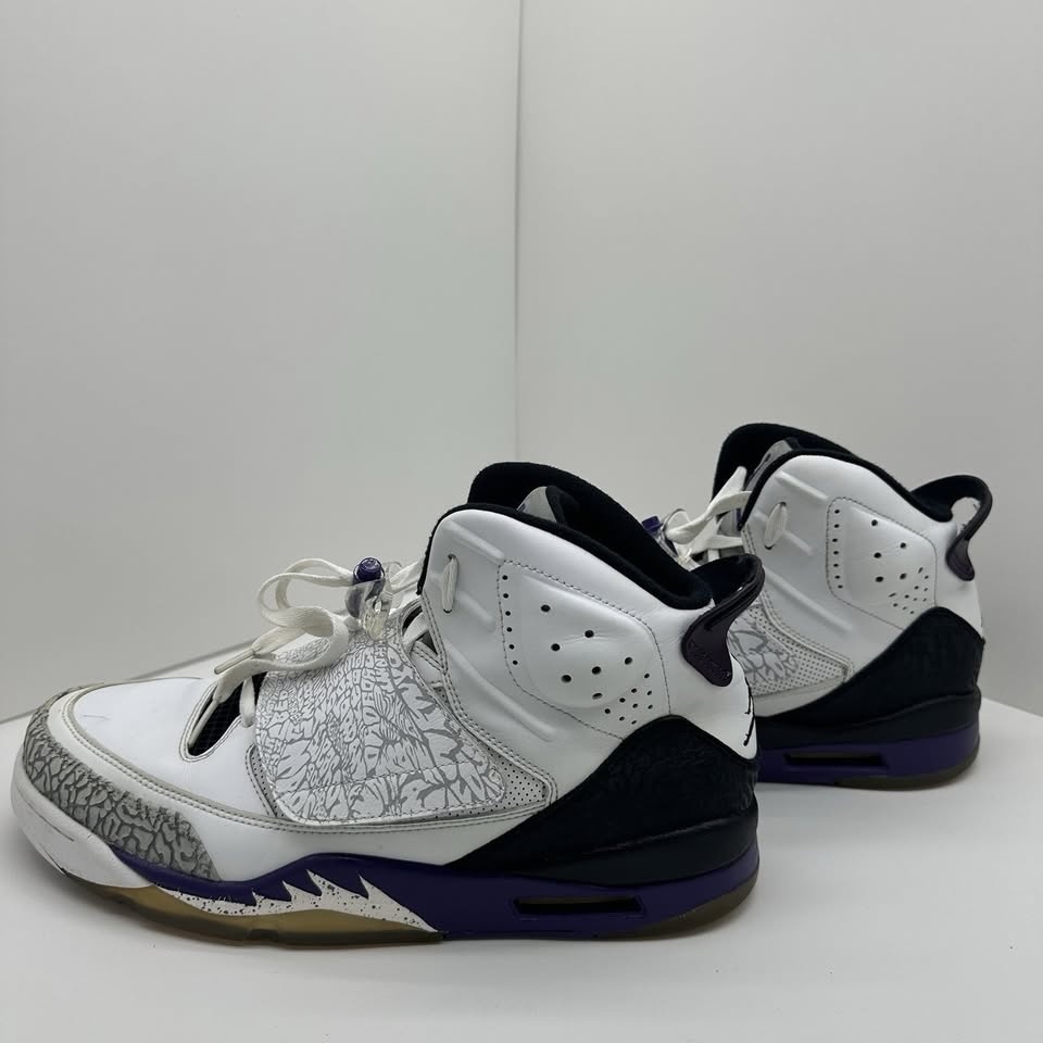 Nike Air Jordan Son Of Mars 2012 White/Club Purple-CL Grey-Black - photo 2
