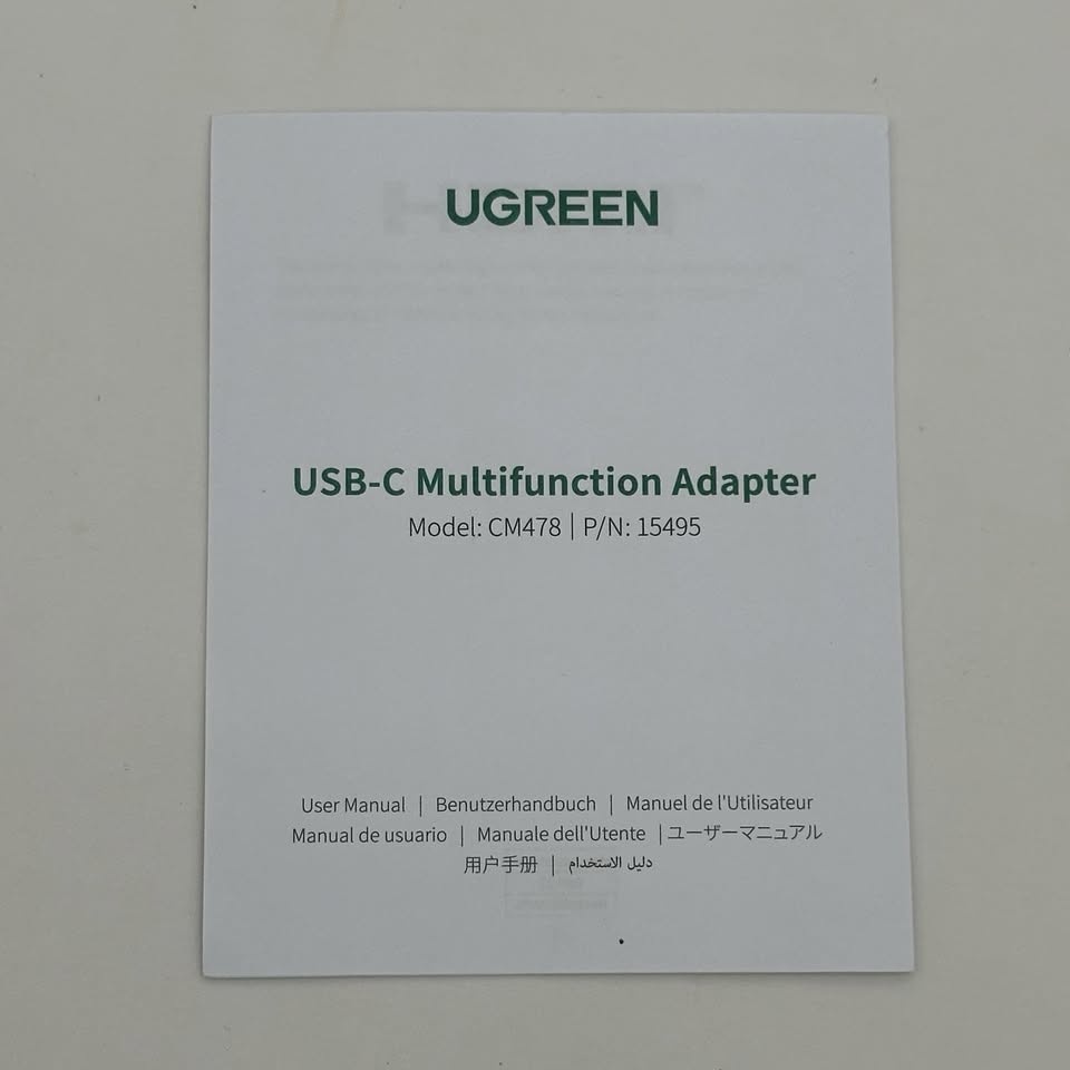 UGREEN USB-C Multifunction Adapter, 5-in-1 HDMI 3 X USB-A PD 100 - photo 3