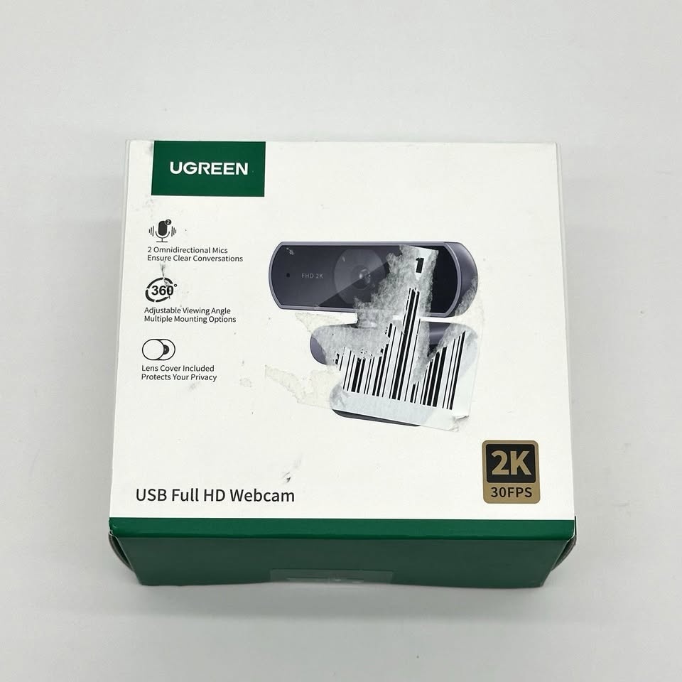 UGREEN Webcam for PC, Full HD 1080P/30fps Webcam for Laptop