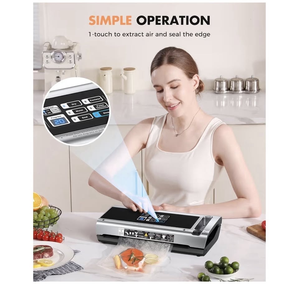90KPa Portable Vacuum Sealer Machine for Food - photo 5