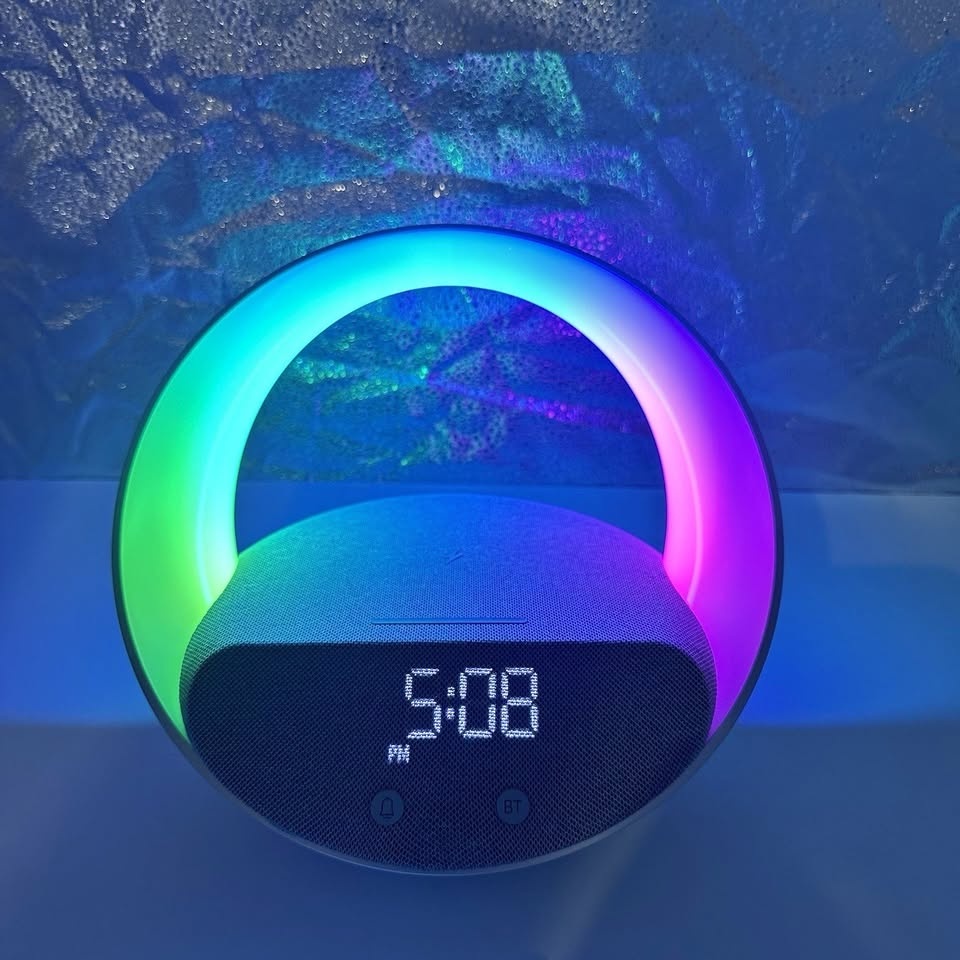 Bluetooth Alarm Clock Sunrise Simulation Wake Up Night Light