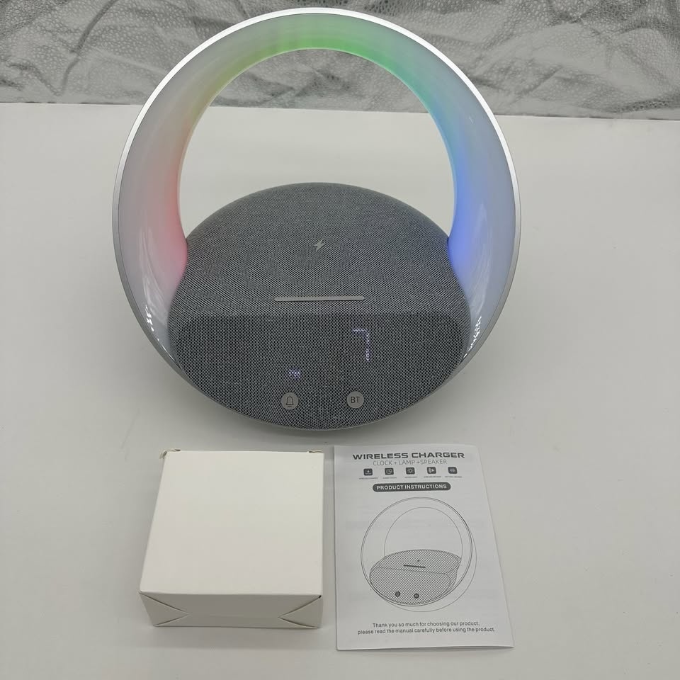 Bluetooth Alarm Clock Sunrise Simulation Wake Up Night Light - photo 2