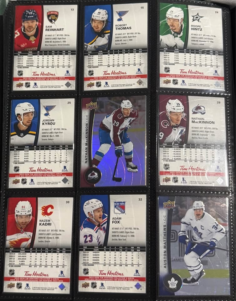 2025-2026 Tim Horton's Collector's Series Hockey Cards - photo 3