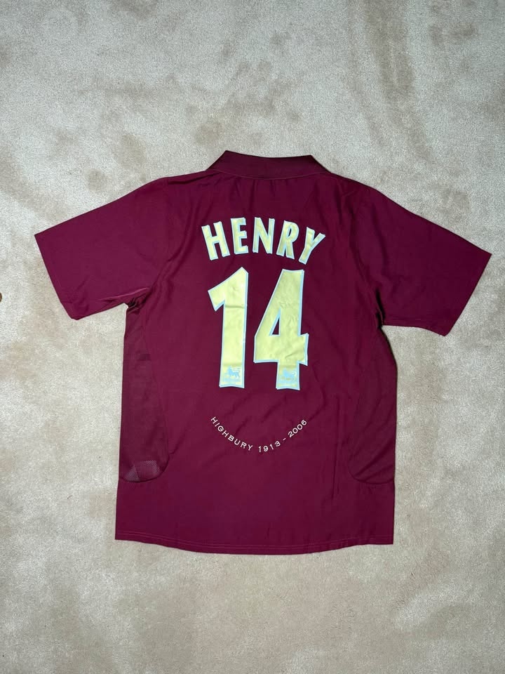 Arsenal 2005/06 Home Jersey – Thierry Henry #14 (Size XL) - photo 5