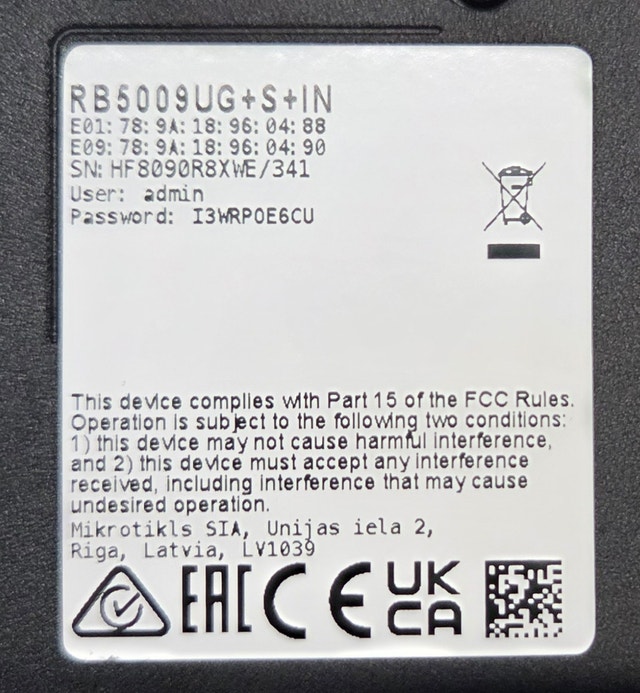 Mikrotik RB5009UG+S+IN Router - photo 2