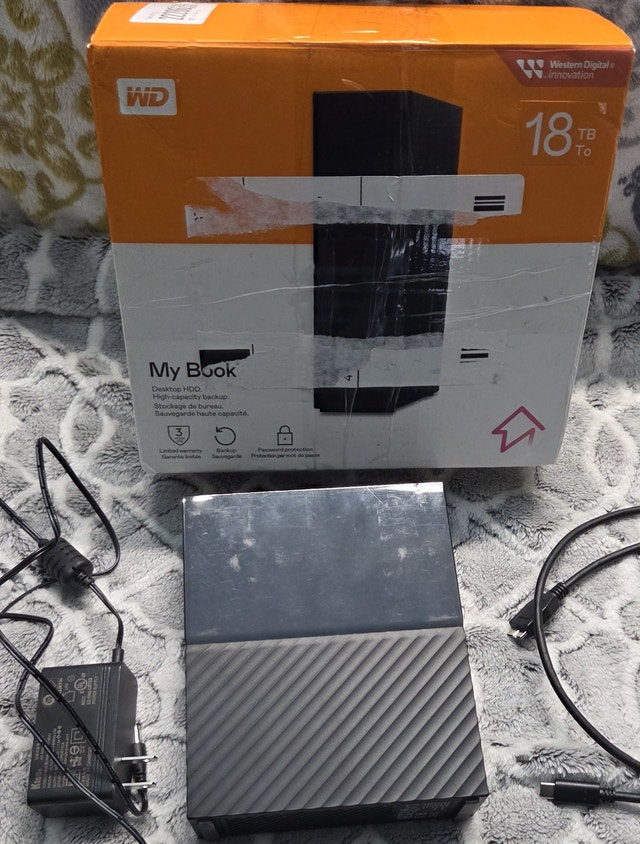 My Book 18TB External Hard Drive