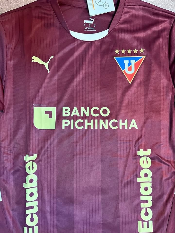 Liga de Quito 24/25 Away Jersey - Wine - Size L