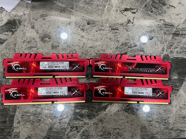 G.SKILL Ripjaws X 16GB (2x8GB) DDR3 1600MHz CL10 Red