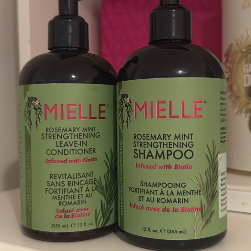 Mielle Rosemary Mint Strengthening Shampoo & Conditioner - photo 3