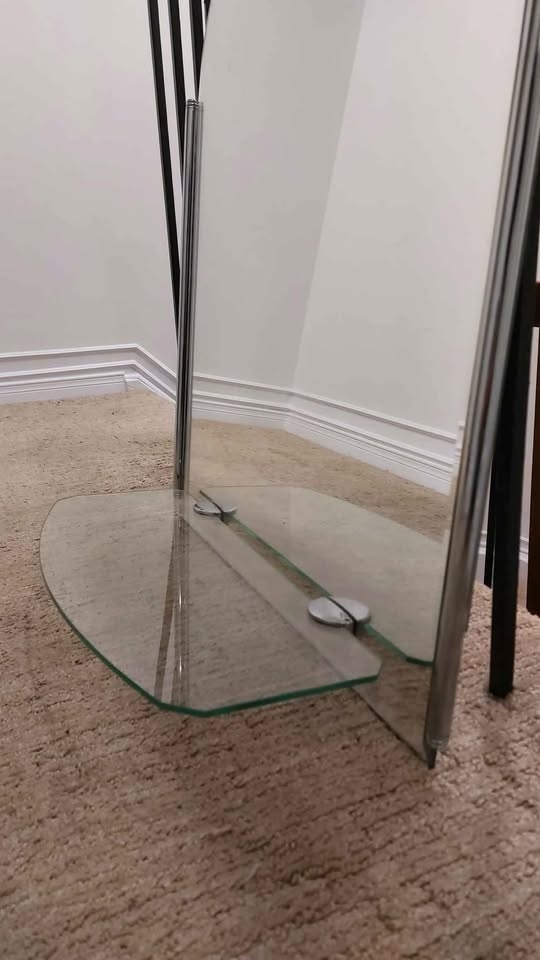 Bathroom mirror with glass shelf 31in. - photo 3