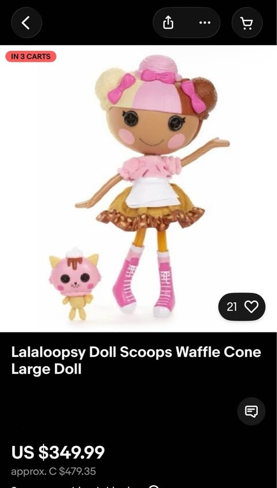 Super rare Lala Loopsy full size dolls $30 each - photo 2