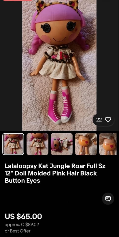 Super rare Lala Loopsy full size dolls $30 each - photo 3
