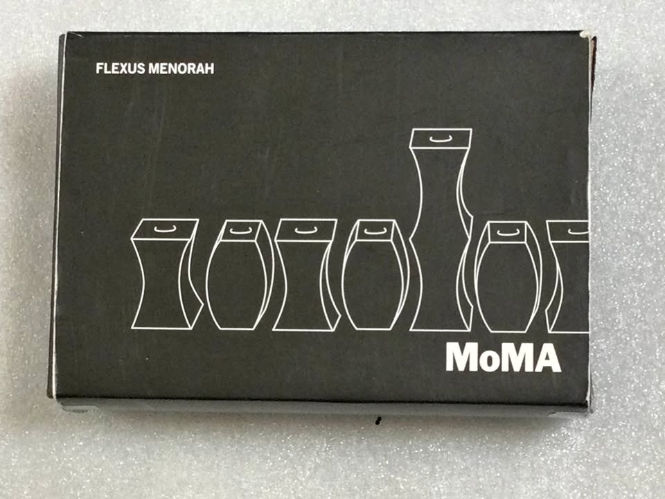 MoMA Flexus Menorah Candleholder Set