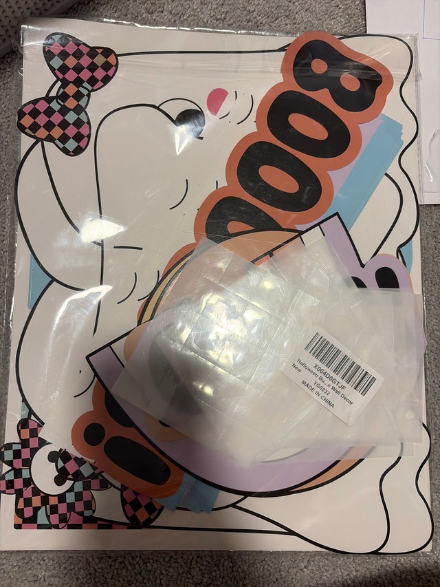 Halloween Boo Wall Decor