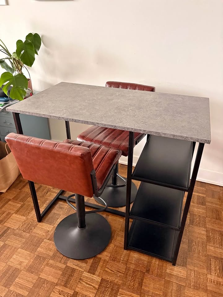 Bar height Table and Chairs