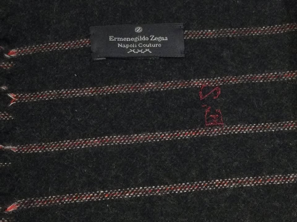 Ermenegildo Zegna Cashmere Scarf - Italy - NEW - photo 4