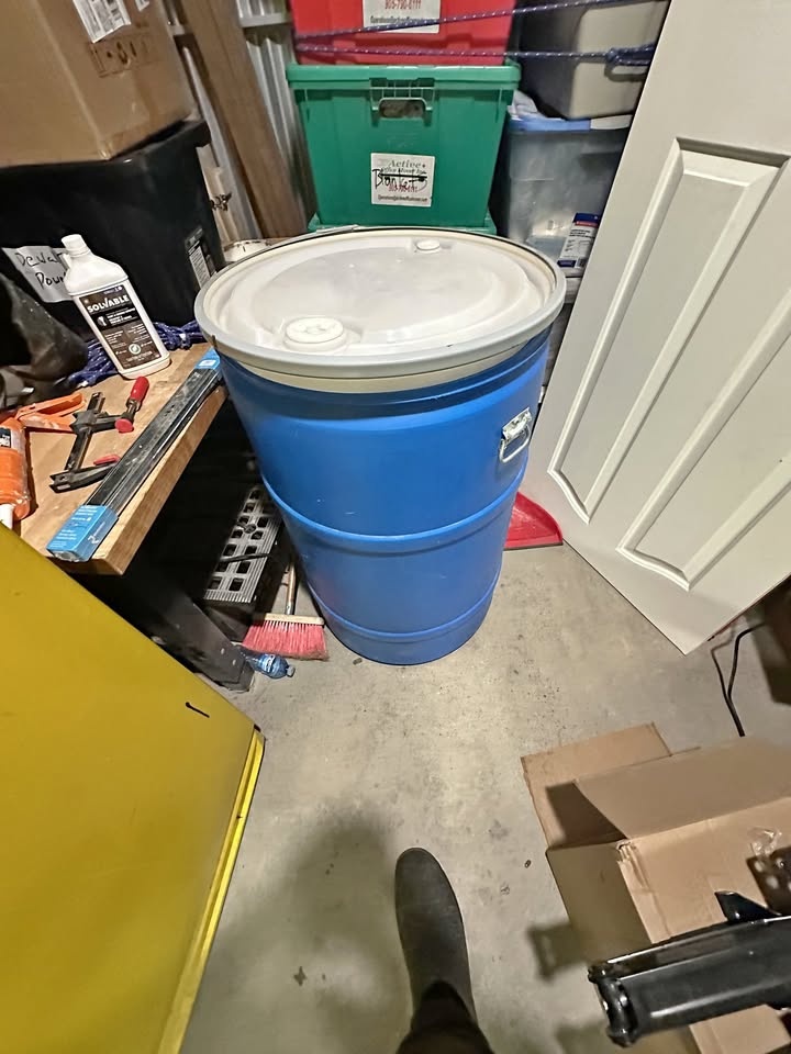 55 Gallon Drum with Locking Lid