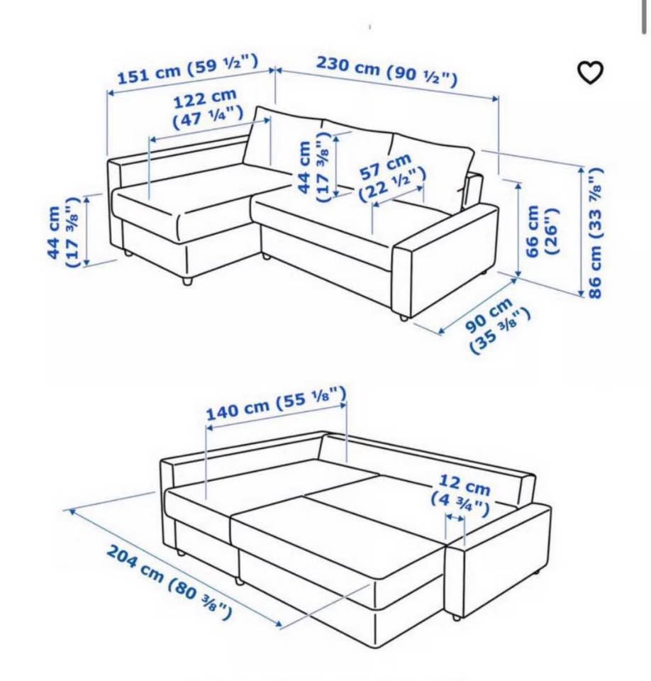 IKEA BEIGE SOFA BED (OBO) - photo 5