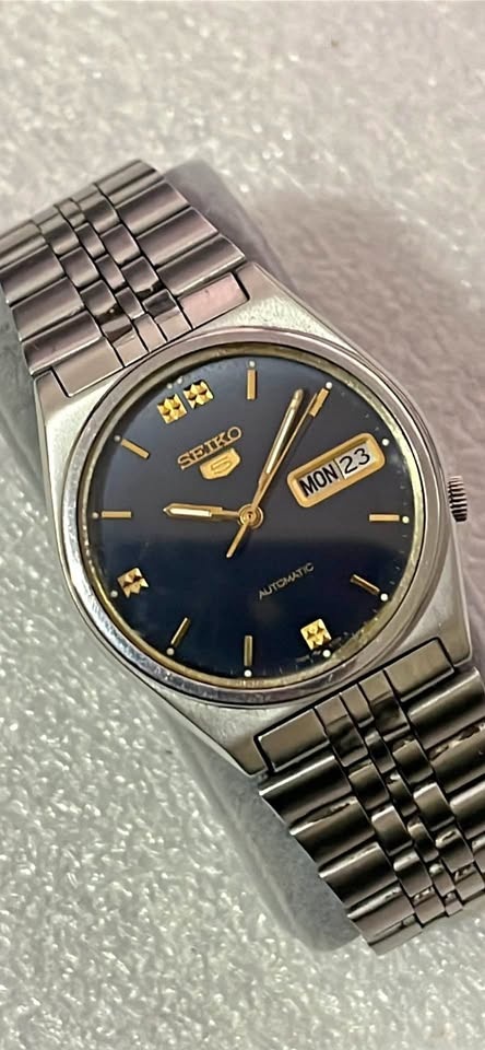 [RARE] SEIKO 5 sports Auto | Deep Blue | 36mm | KANJI