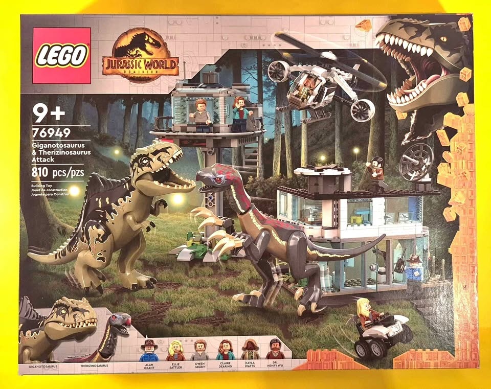 Lego Jurassic World 76949 Giganotosaurus & Therizinosaurus Attac
