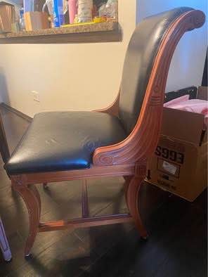 Set of 4 Dining Table Chairs (DIY - Reupholster Seat) - photo 4