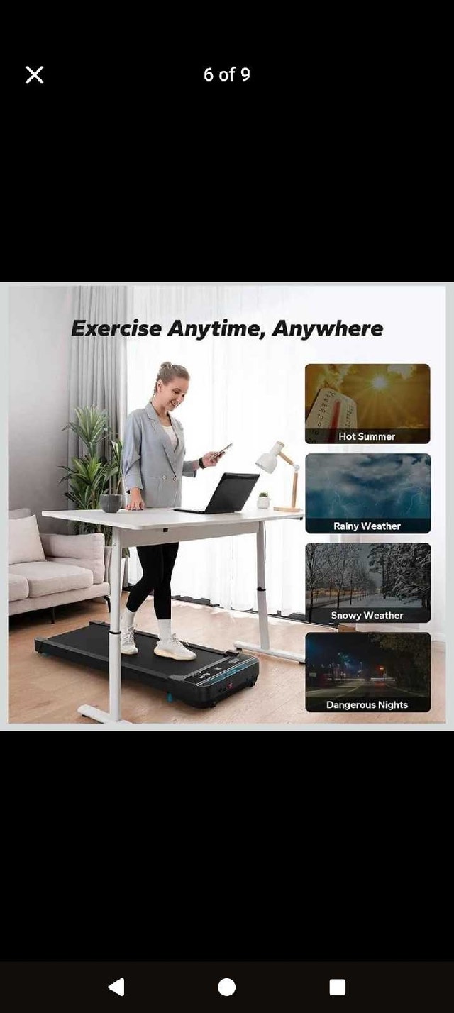 MERACH Walking Pad, Under Desk Treadmill - photo 2