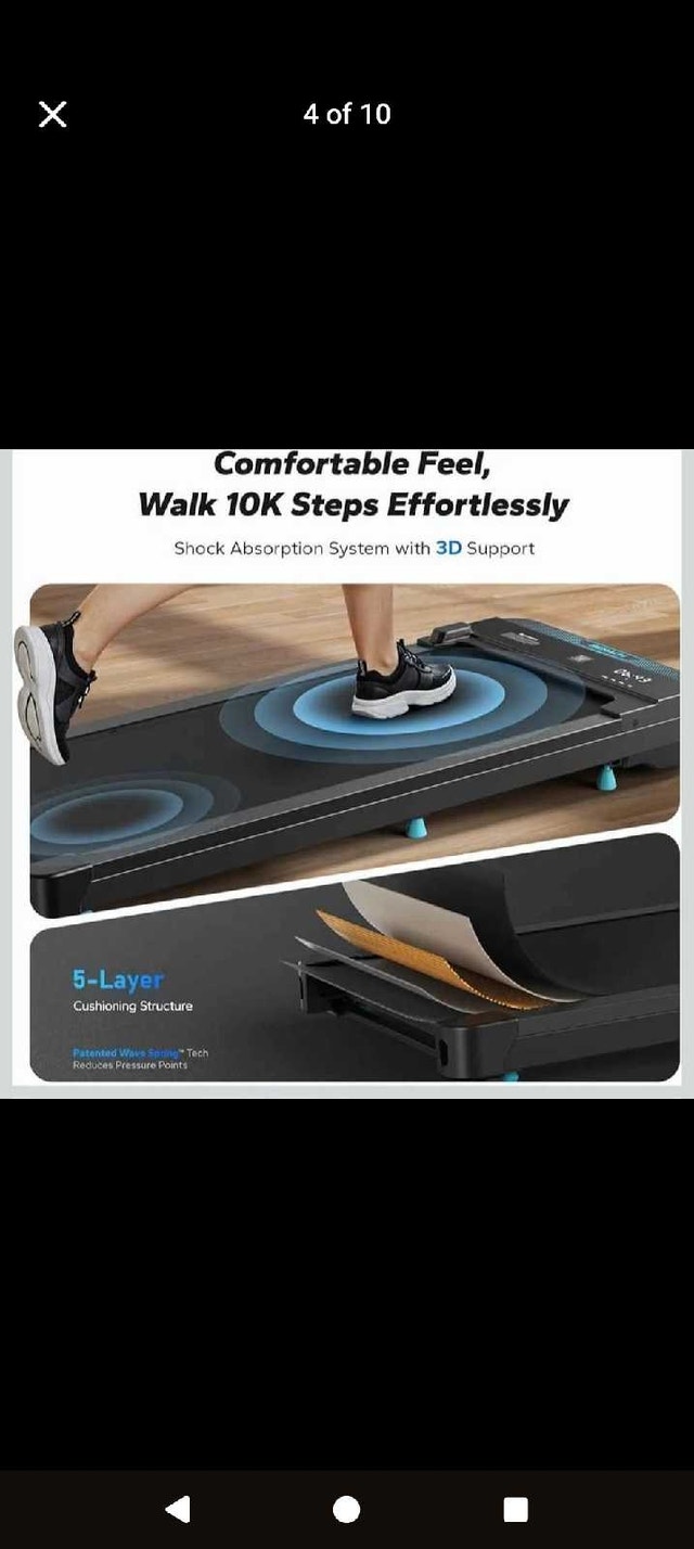 MERACH Walking Pad, Under Desk Treadmill - photo 4