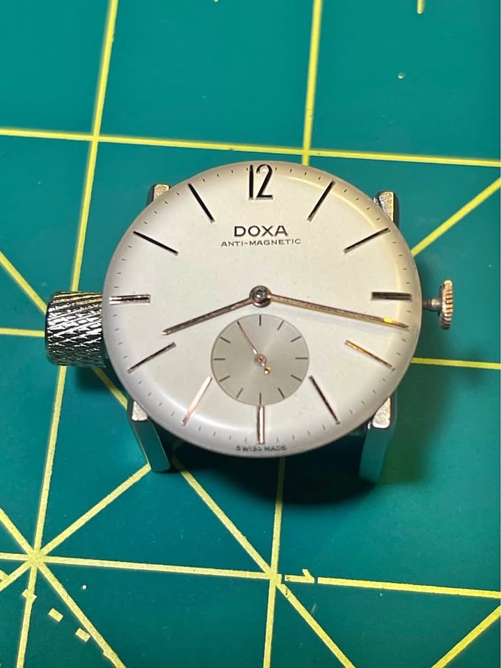 Vintage Doxa Movement with Dial and Hands