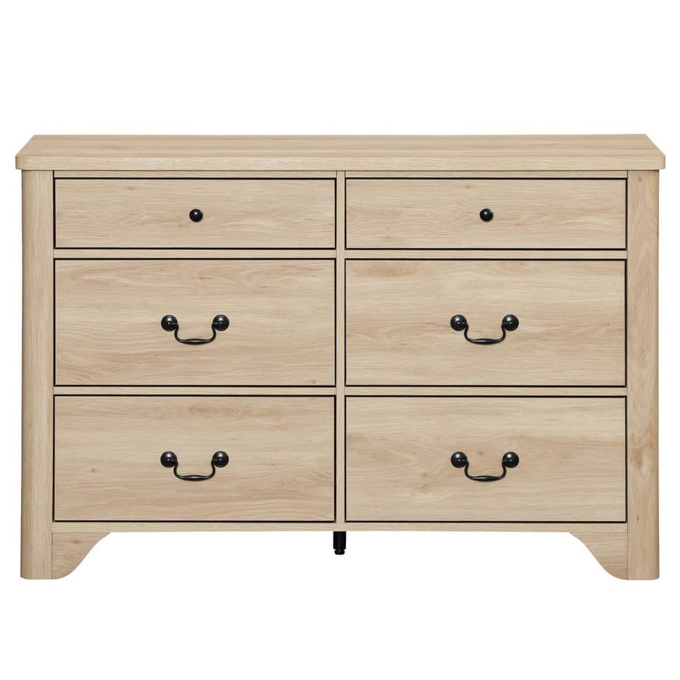 Haikey 6 Drawer Dresser, 47.2" W Double Dresser - photo 5