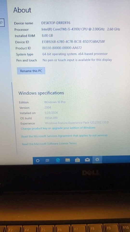 Dell Latitude E5440 i5-4310U 8GB RAM 1TB HDD Win 10 Pro Office - photo 3